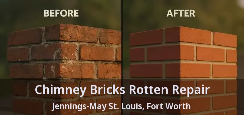 Chimney Bricks Rotten Repair Jennings-May St. Louis, Fort Worth - TX