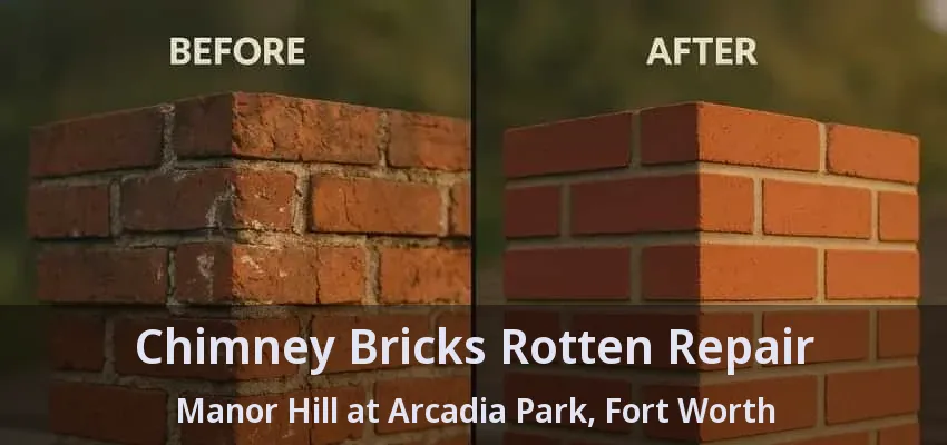 Chimney Bricks Rotten Repair Manor Hill at Arcadia Park, Fort Worth - TX