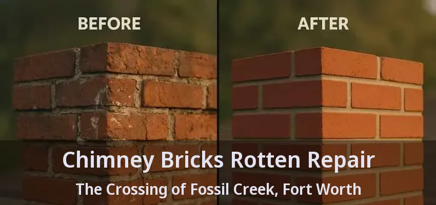 Chimney Bricks Rotten Repair The Crossing of Fossil Creek, Fort Worth - TX
