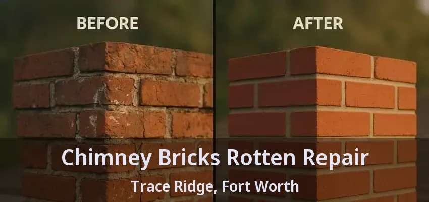 Chimney Bricks Rotten Repair Trace Ridge, Fort Worth - TX