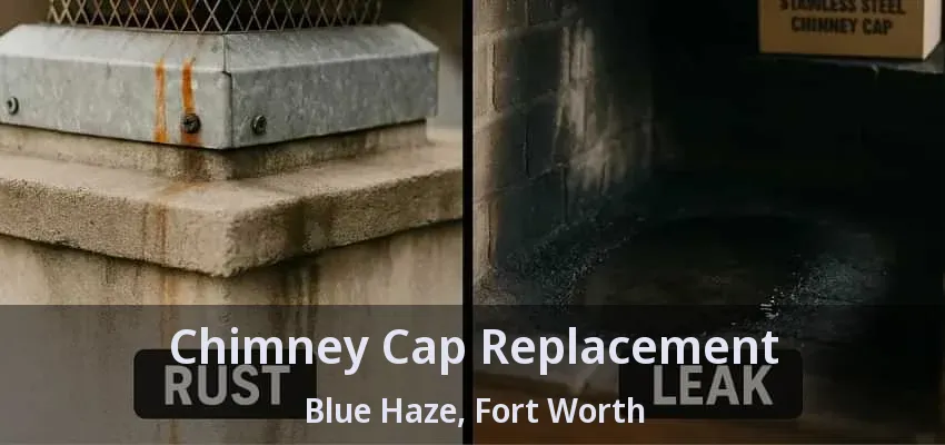 Chimney Cap Replacement Blue Haze, Fort Worth - TX