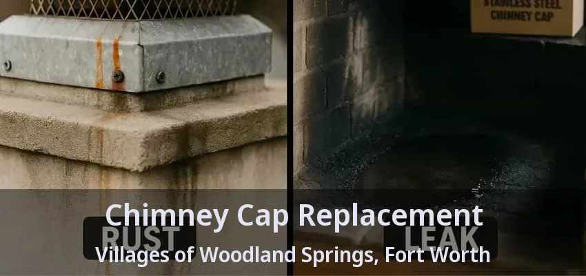 Chimney Cap Replacement Villages of Woodland Springs, Fort Worth - TX