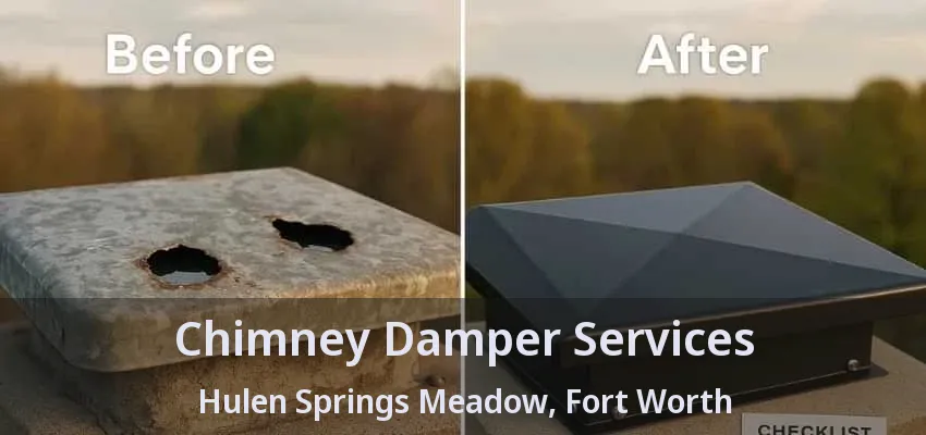Chimney Damper Services Hulen Springs Meadow, Fort Worth - TX