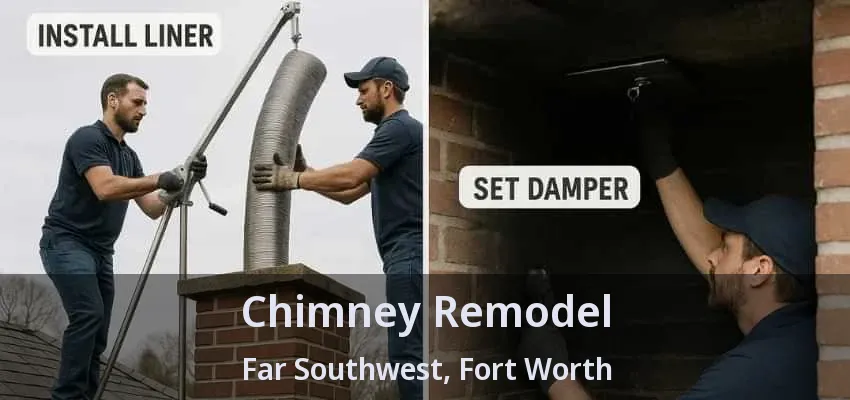 Chimney Remodel Far Southwest, Fort Worth - TX