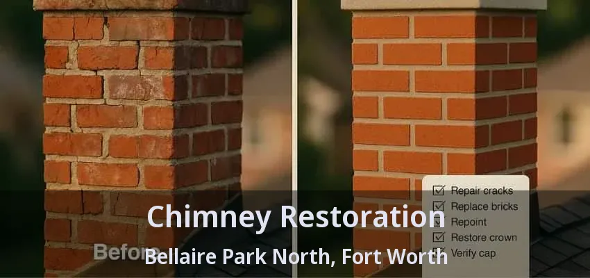 Chimney Restoration Bellaire Park North, Fort Worth - TX