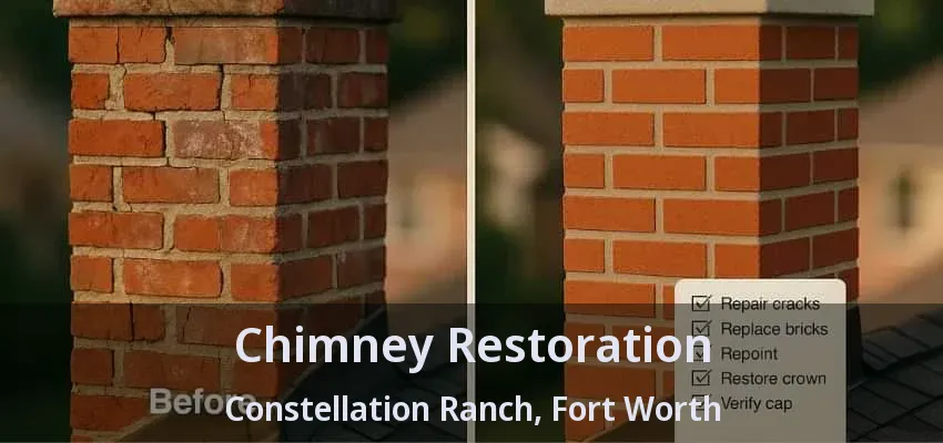 Chimney Restoration Constellation Ranch, Fort Worth - TX