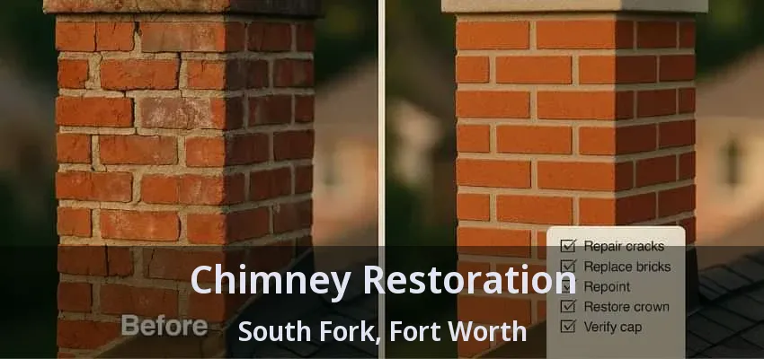 Chimney Restoration South Fork, Fort Worth - TX