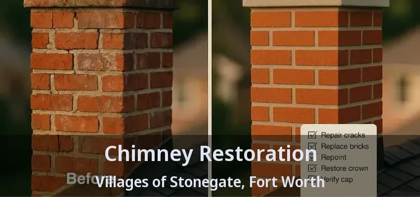 Chimney Restoration Villages of Stonegate, Fort Worth - TX