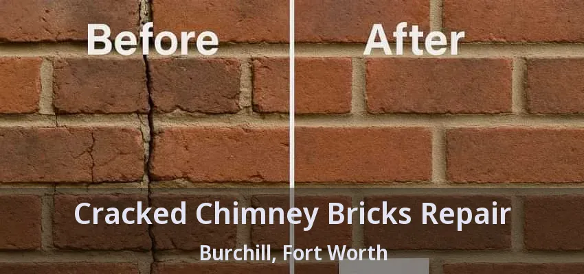 Cracked Chimney Bricks Repair Burchill, Fort Worth - TX