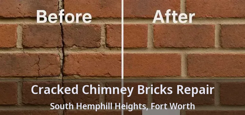 Cracked Chimney Bricks Repair South Hemphill Heights, Fort Worth - TX