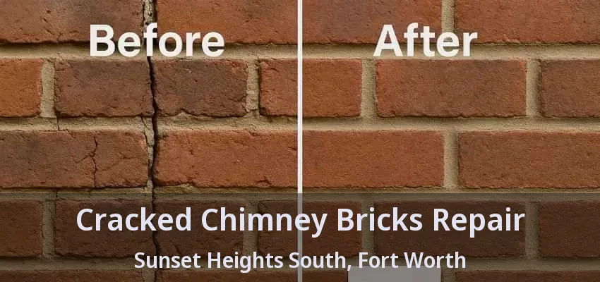 Cracked Chimney Bricks Repair Sunset Heights South, Fort Worth - TX