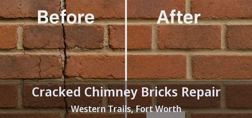 Cracked Chimney Bricks Repair Western Trails, Fort Worth - TX