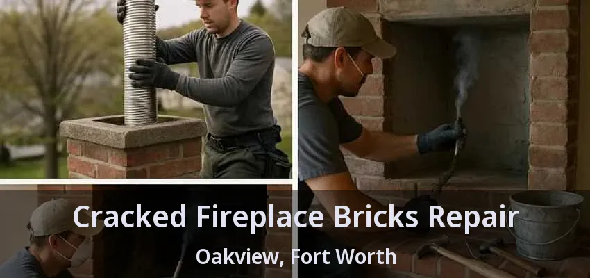 Cracked Fireplace Bricks Repair Oakview, Fort Worth - TX