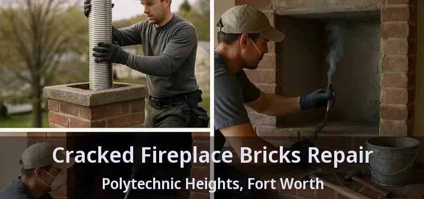 Cracked Fireplace Bricks Repair Polytechnic Heights, Fort Worth - TX