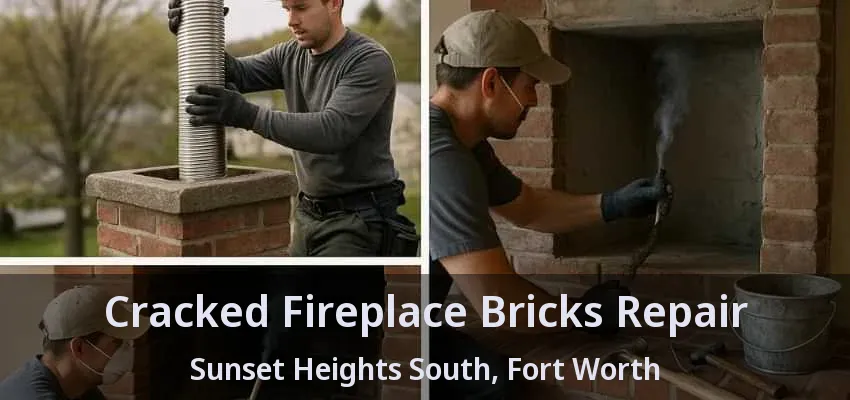 Cracked Fireplace Bricks Repair Sunset Heights South, Fort Worth - TX Cracked Fireplace Bricks Repair Sunset Heights South, Fort Worth - TX