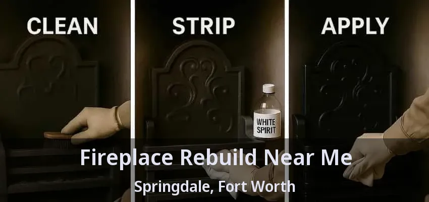 Fireplace Rebuild Near Me Springdale, Fort Worth - TX
