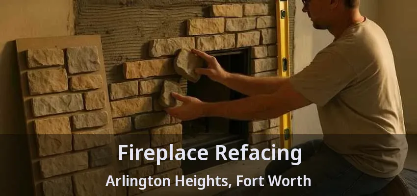 Fireplace Refacing Arlington Heights, Fort Worth - TX