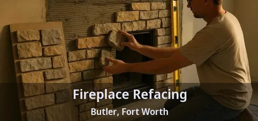 Fireplace Refacing Butler, Fort Worth - TX