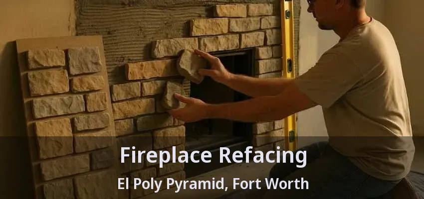 Fireplace Refacing El Poly Pyramid, Fort Worth - TX