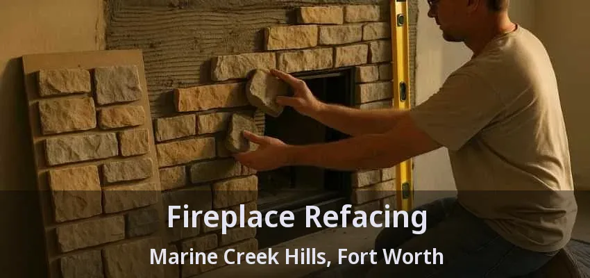 Fireplace Refacing Marine Creek Hills, Fort Worth - TX