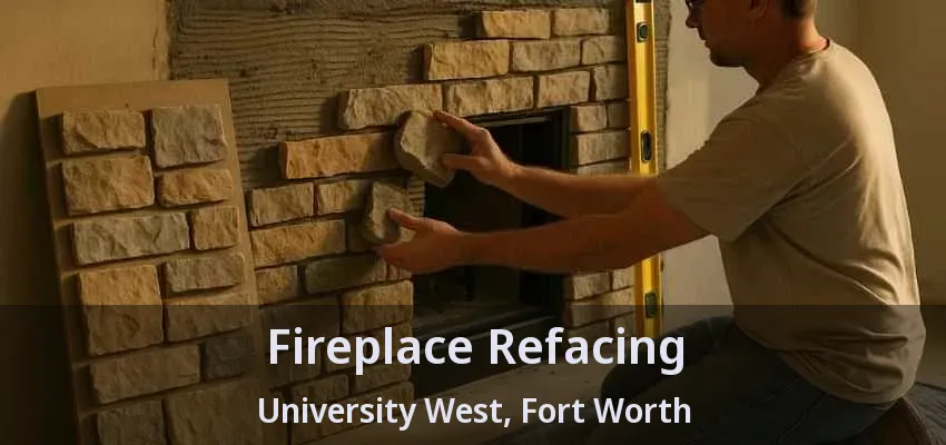 Fireplace Refacing University West, Fort Worth - TX Fireplace Refacing University West, Fort Worth - TX
