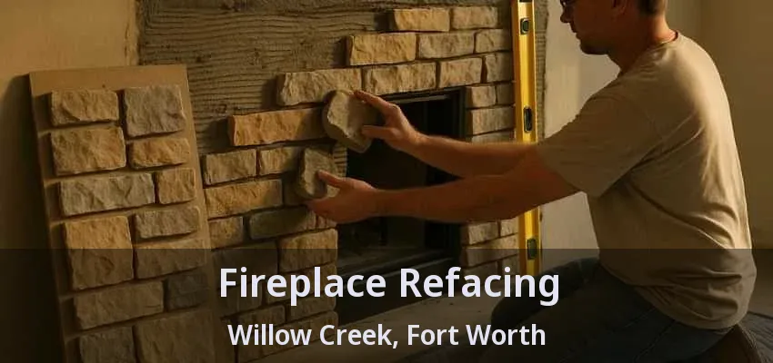 Fireplace Refacing Willow Creek, Fort Worth - TX