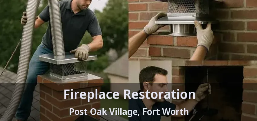 Fireplace Restoration Post Oak Village, Fort Worth - TX