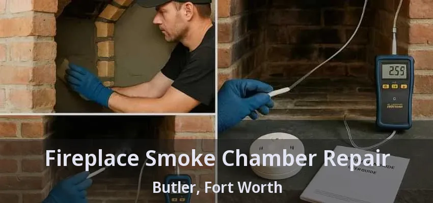 Fireplace Smoke Chamber Repair Butler, Fort Worth - TX