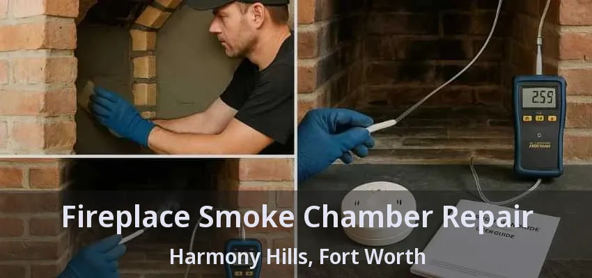 Fireplace Smoke Chamber Repair Harmony Hills, Fort Worth - TX