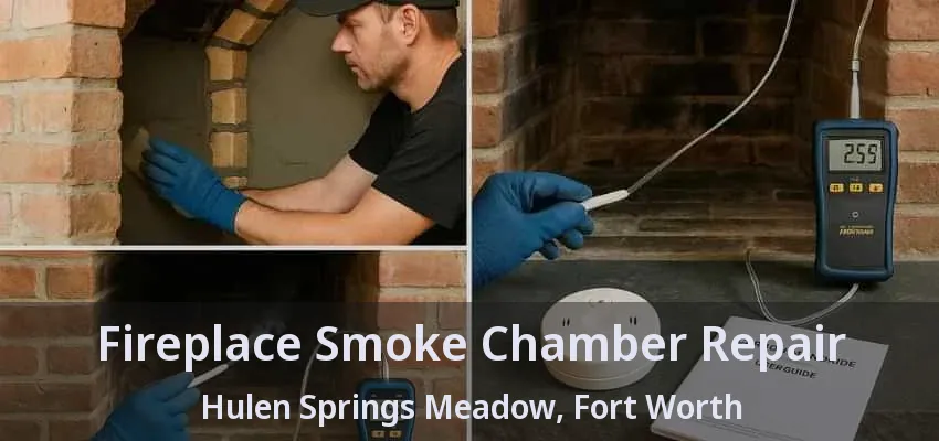 Fireplace Smoke Chamber Repair Hulen Springs Meadow, Fort Worth - TX
