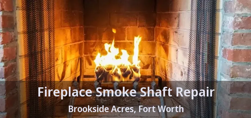 Fireplace Smoke Shaft Repair Brookside Acres, Fort Worth - TX