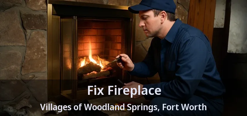 Fix Fireplace Villages of Woodland Springs, Fort Worth - TX
