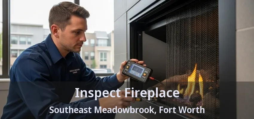 Inspect Fireplace Southeast Meadowbrook, Fort Worth - TX
