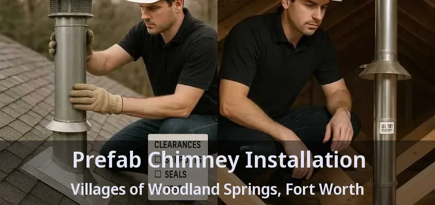 Prefab Chimney Installation Villages of Woodland Springs, Fort Worth - TX